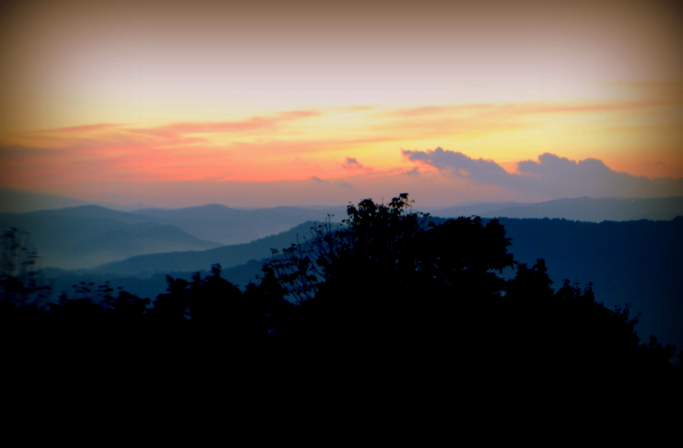 Sunset Behind WV Mountains
(Taken by Richard Flanigan)